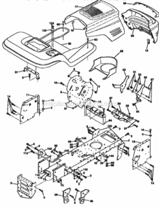 Part Location Diagram of 155127 Craftsman Lens, Grille