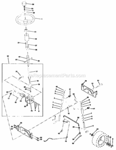 Page D Diagram and Parts List for 917258160  Craftsman Lawn Tractor