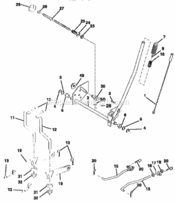 Page F Diagram and Parts List for 917258160  Craftsman Lawn Tractor