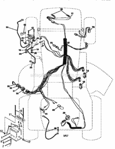 Page A Diagram and Parts List for 917258170  Craftsman Lawn Tractor