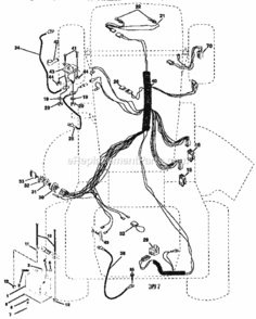 Page A Diagram and Parts List for 917258171  Craftsman Lawn Tractor