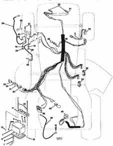Page A Diagram and Parts List for 917258172  Craftsman Lawn Tractor