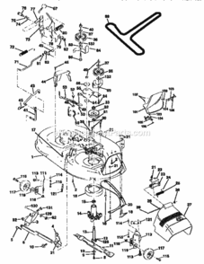 Page J Diagram and Parts List for 917258172  Craftsman Lawn Tractor