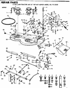 Part Location Diagram of 3539R Craftsman Decal