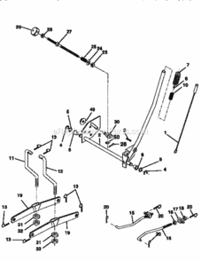 Page F Diagram and Parts List for 917258260  Craftsman Lawn Tractor