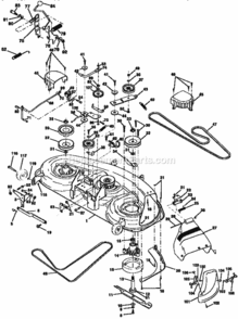 Page G Diagram and Parts List for 917258260  Craftsman Lawn Tractor