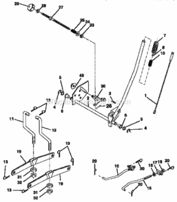 Page F Diagram and Parts List for 917258270  Craftsman Lawn Tractor