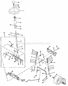 Page D Diagram and Parts List for 917258271  Craftsman Lawn Tractor