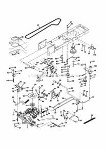 Page C Diagram and Parts List for 917258331  Craftsman Lawn Tractor