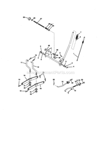 Page I Diagram and Parts List for 917258331  Craftsman Lawn Tractor