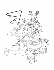 Page J Diagram and Parts List for 917258440  Craftsman Lawn Tractor