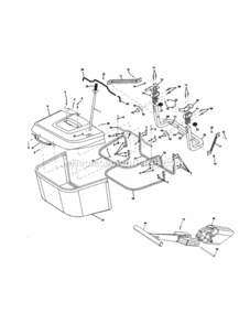 Page K Diagram and Parts List for 917258440  Craftsman Lawn Tractor