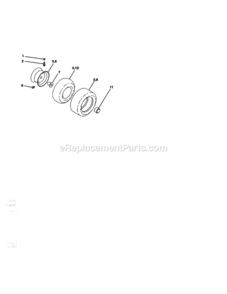 Page G Diagram and Parts List for 917258440  Craftsman Lawn Tractor