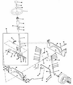 Page D Diagram and Parts List for 917258450  Craftsman Lawn Tractor