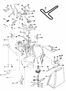 Page J Diagram and Parts List for 917258451  Craftsman Lawn Tractor