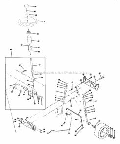 Page D Diagram and Parts List for 917258451  Craftsman Lawn Tractor