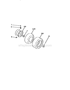 Page G Diagram and Parts List for 917258451  Craftsman Lawn Tractor