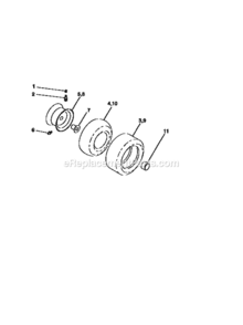 Page J Diagram and Parts List for 917258452  Craftsman Lawn Tractor