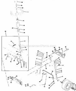 Page D Diagram and Parts List for 917258452  Craftsman Lawn Tractor