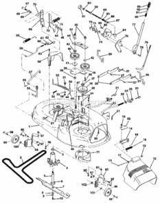 Page E Diagram and Parts List for 917258492  Craftsman Lawn Tractor