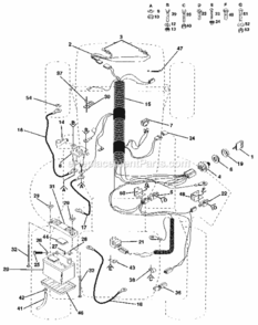 Page A Diagram and Parts List for 917258493  Craftsman Lawn Tractor