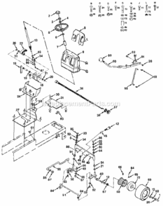 Page D Diagram and Parts List for 917258493  Craftsman Lawn Tractor