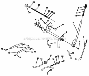 Page F Diagram and Parts List for 917258494  Craftsman Lawn Tractor