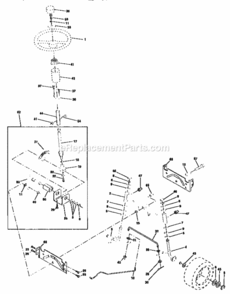 Page D Diagram and Parts List for 917258521  Craftsman Lawn Tractor