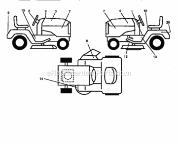 Part Location Diagram of 160281 Generac SPACER - .39ID 1.0OD .785L