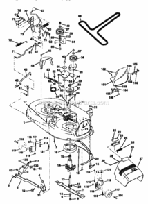 Page J Diagram and Parts List for 917258524  Craftsman Lawn Tractor