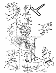 Page J Diagram and Parts List for 917258530  Craftsman Lawn Tractor
