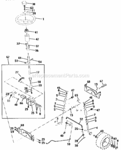 Page D Diagram and Parts List for 917258531  Craftsman Lawn Tractor