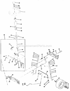 Page D Diagram and Parts List for 917258534  Craftsman Lawn Tractor
