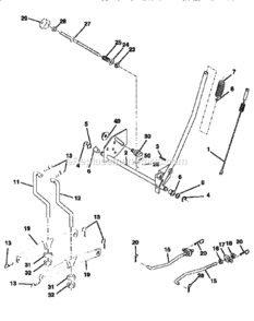 Page I Diagram and Parts List for 917258534  Craftsman Lawn Tractor