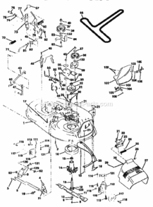Page J Diagram and Parts List for 917258535  Craftsman Lawn Tractor