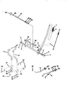 Page I Diagram and Parts List for 917258535  Craftsman Lawn Tractor