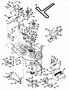 Page J Diagram and Parts List for 917258542  Craftsman Lawn Tractor