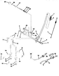 Page I Diagram and Parts List for 917258544  Craftsman Lawn Tractor