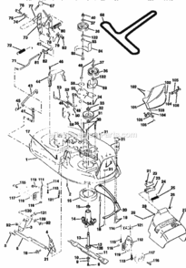 Page J Diagram and Parts List for 917258550  Craftsman Lawn Tractor