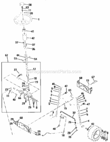 Page D Diagram and Parts List for 917258550  Craftsman Lawn Tractor