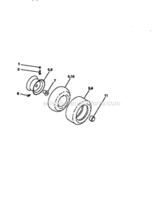 Page G Diagram and Parts List for 917258550  Craftsman Lawn Tractor