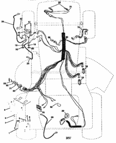Page A Diagram and Parts List for 917258551  Craftsman Lawn Tractor