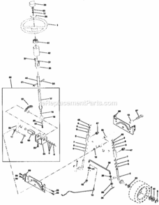 Page D Diagram and Parts List for 917258551  Craftsman Lawn Tractor