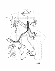 Page A Diagram and Parts List for 917258552  Craftsman Lawn Tractor