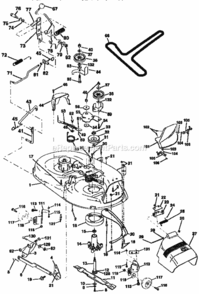 Page J Diagram and Parts List for 917258553  Craftsman Lawn Tractor