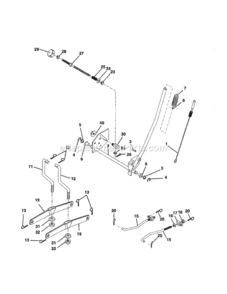 Page I Diagram and Parts List for 917258554  Craftsman Lawn Tractor