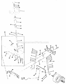 Page D Diagram and Parts List for 917258555  Craftsman Lawn Tractor