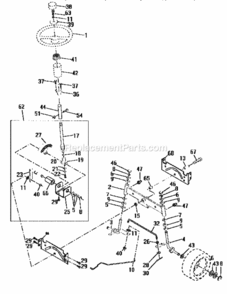 Page D Diagram and Parts List for 917258560  Craftsman Lawn Tractor