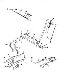 Page F Diagram and Parts List for 917258560  Craftsman Lawn Tractor