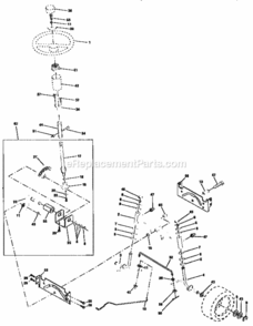 Page D Diagram and Parts List for 917258561  Craftsman Lawn Tractor